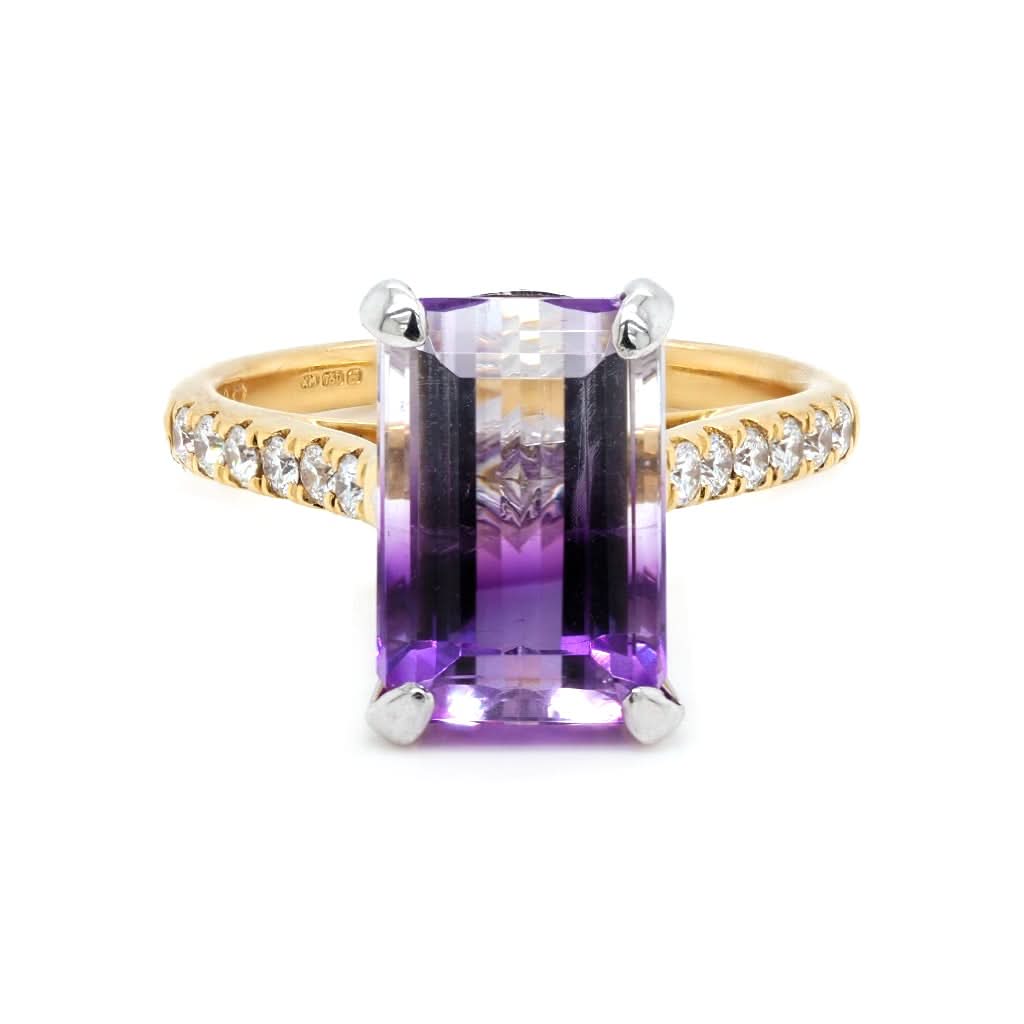 Ogden of Harrogate Jewellery White Amethyst Dress Ring