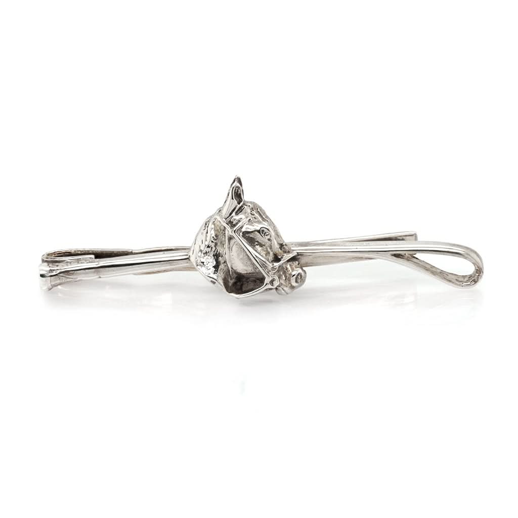 Ogden of Harrogate Mens Accessories Silver Horse Tie Slide