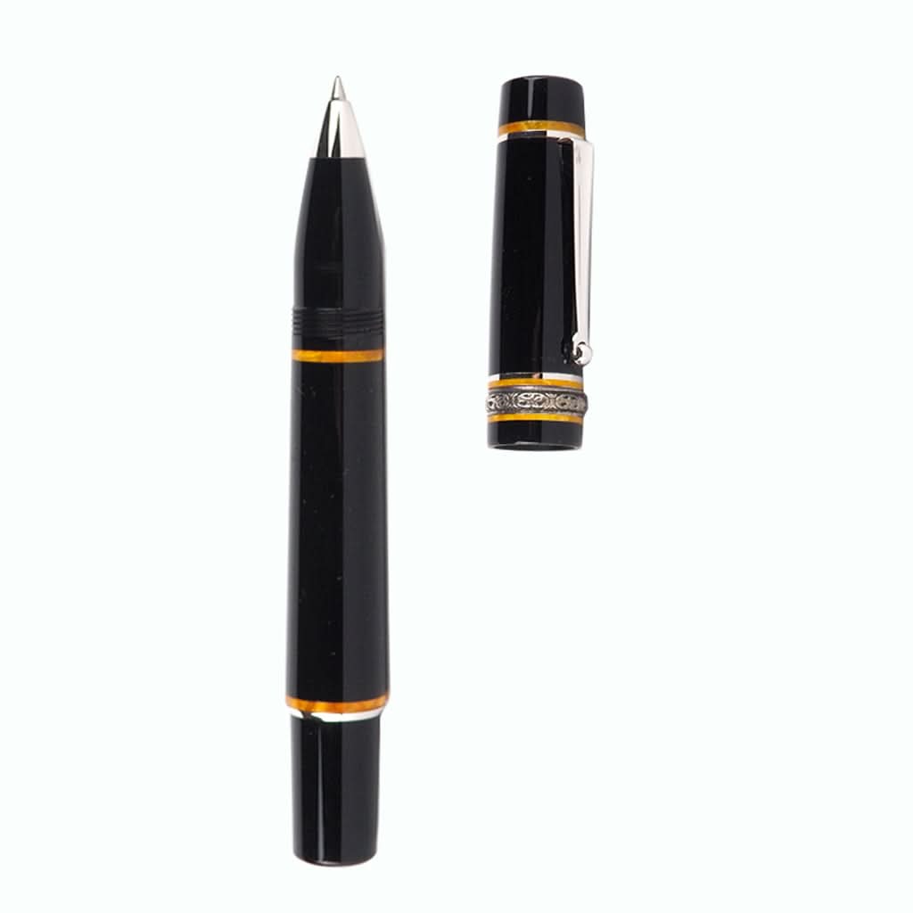 Ogden of Harrogate Silverware Homewares Gifts Black Delta Rollerball Pen