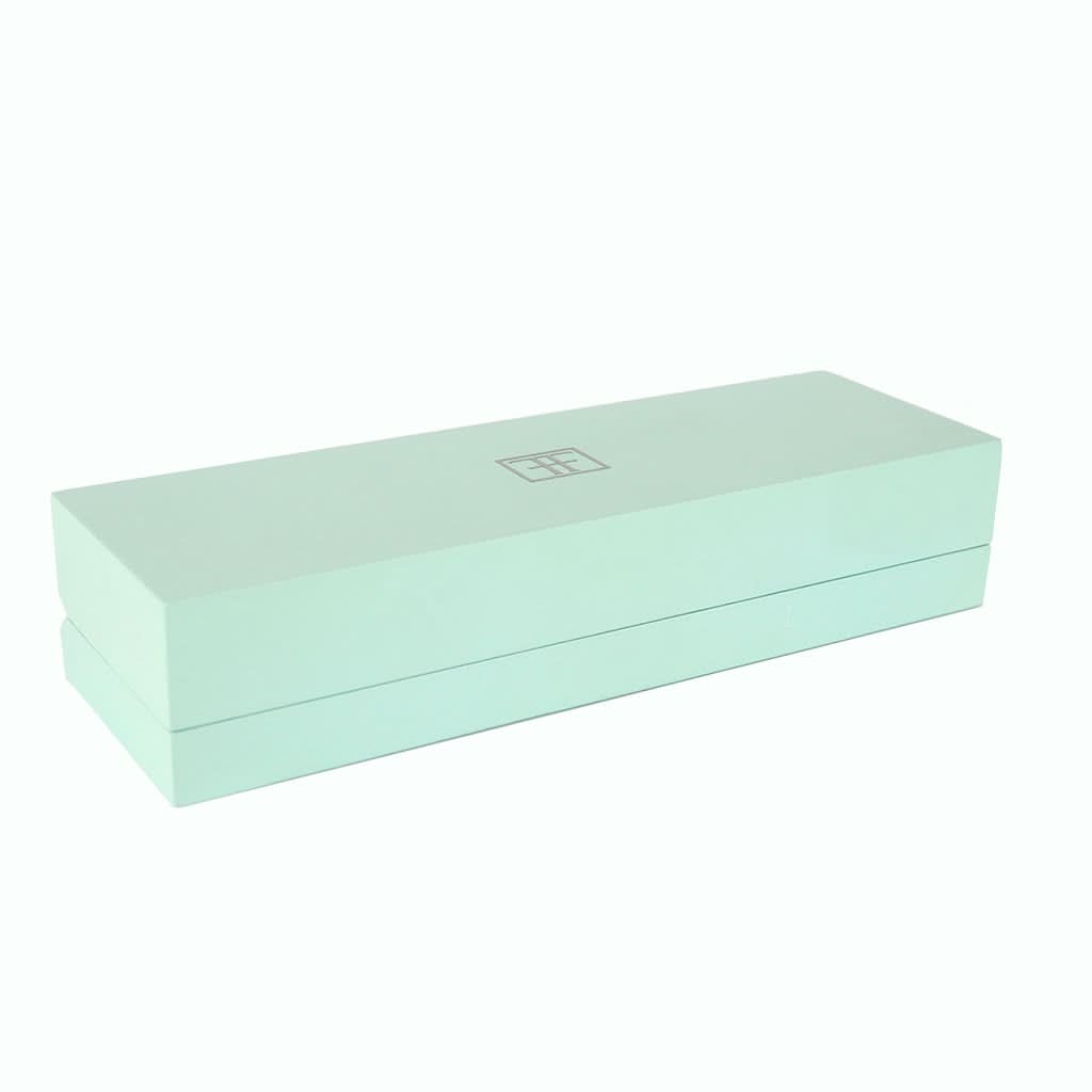 Ogden of Harrogate Silverware Homewares Gifts Favero Black Fountain Pen Studded with Sapphires