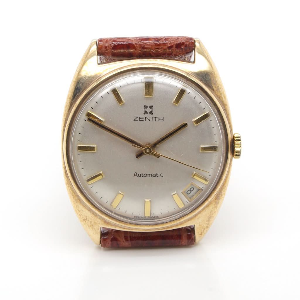 Ogden Vintage Watches Ogden Vintage Watch A Zenith 9ct Gold Automatic Date Watch, 1977