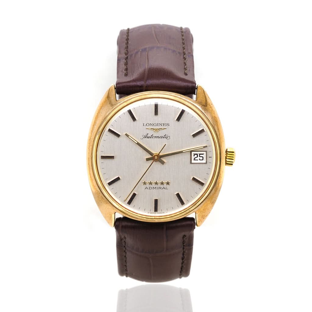 Ogden Vintage Watches Ogden Vintage Watch Longines 12ct Yellow Gold Admiral Watch, c.1970s