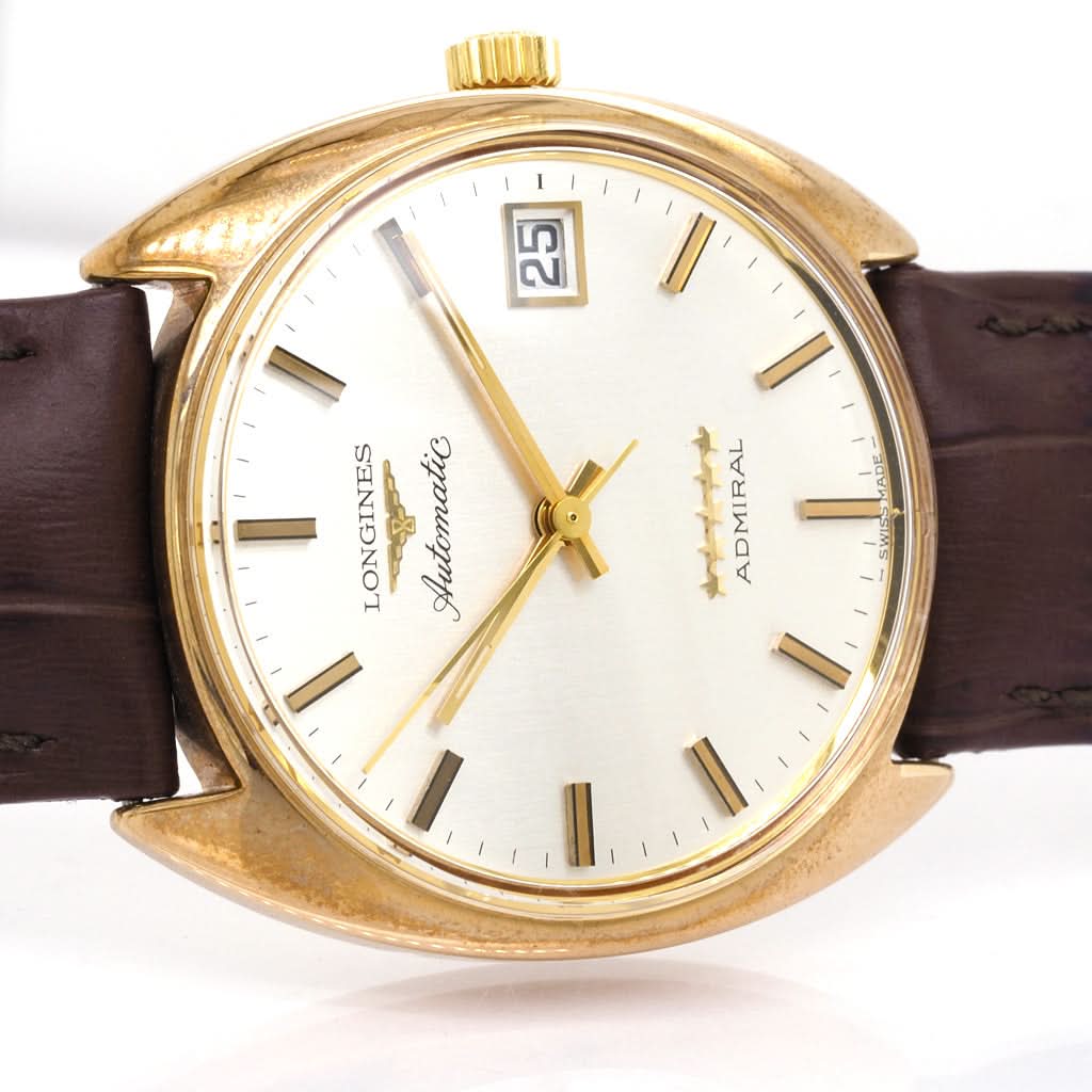 Ogden Vintage Watches Ogden Vintage Watch Longines 12ct Yellow Gold Admiral Watch, c.1970s