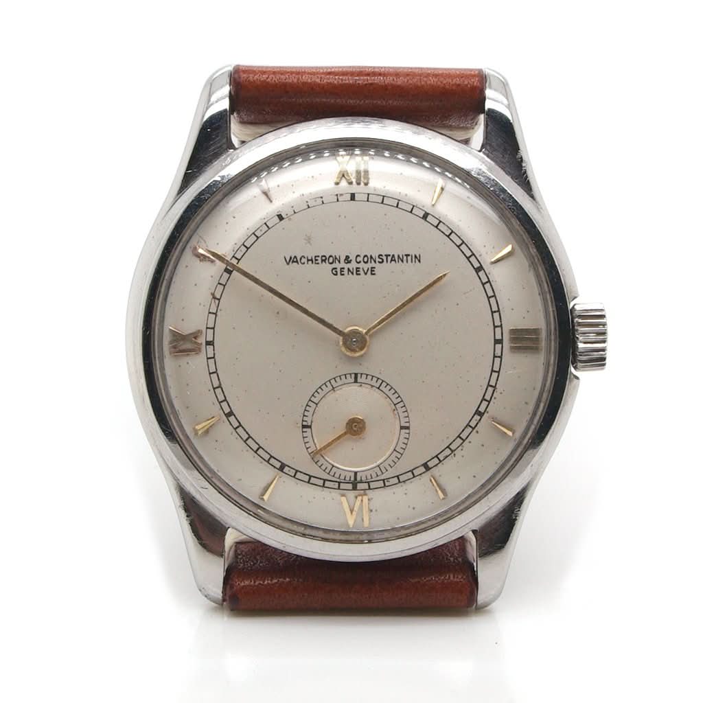 Ogden Vintage Watches Ogden Vintage Watch Vacheron Constantin Geneve Steel Manual Wind Watch, 1940s