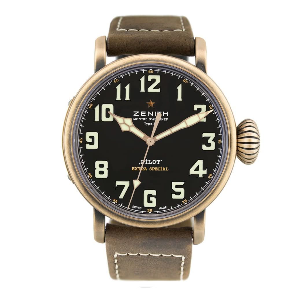 Zenith Luxury Watches Zenith Pilot Type 20 45mm Extra Special Bronze Watch 29.2430.679/21.C753