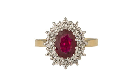 Coloured Engagement Rings