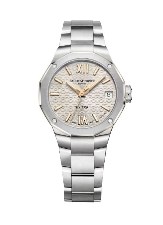 Baume et Mercier Luxury Watch Baume et Mercier Riviera Ladies Steel Watch 10730