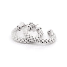 FOPE Designer Jewellery FOPE Essentials 18ct White Gold Hoop Earrings