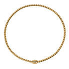 FOPE Designer Jewellery FOPE Solo Flex'it 18ct Yellow Gold 0.01ct Diamond 43cm Necklace