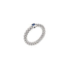 FOPE Designer Jewellery FOPE Souls 18ct White Gold Sapphire-Set 'Flex'it' Ring