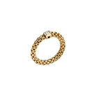 FOPE Designer Jewellery FOPE Souls 18ct Yellow Gold Diamond-Set 'Flex'it' Ring