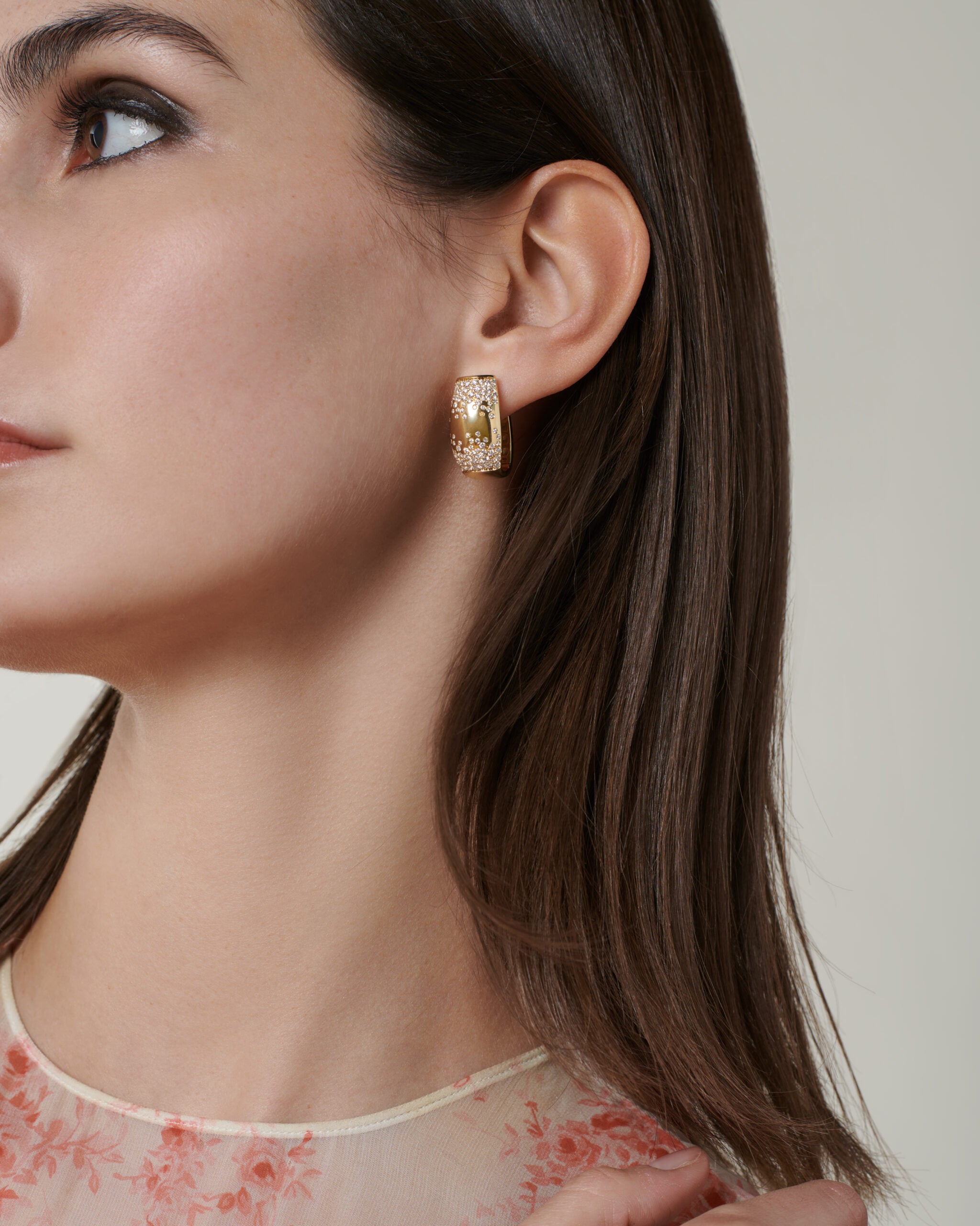 FOPE Jewellery Love Nest Earrings with Diamond Pavé