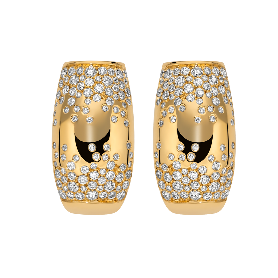 FOPE Jewellery Love Nest Earrings with Diamond Pavé