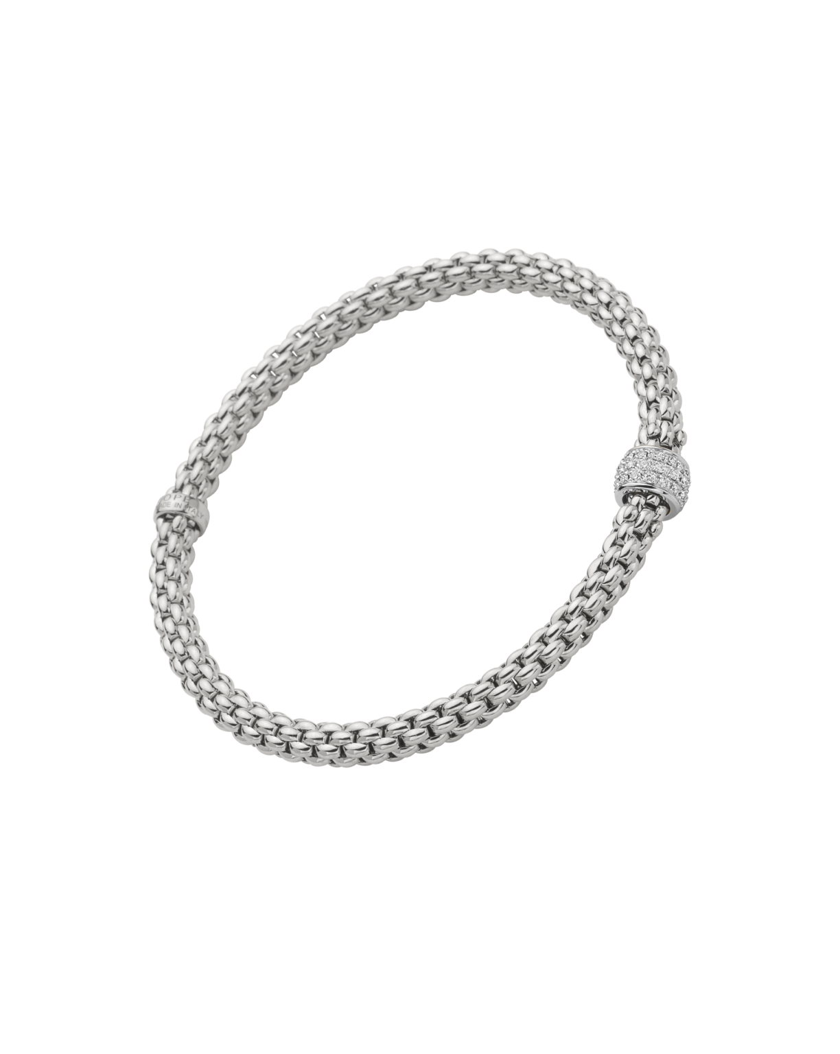 FOPE Jewellery Solo Collection Flex'it bracelet with diamonds