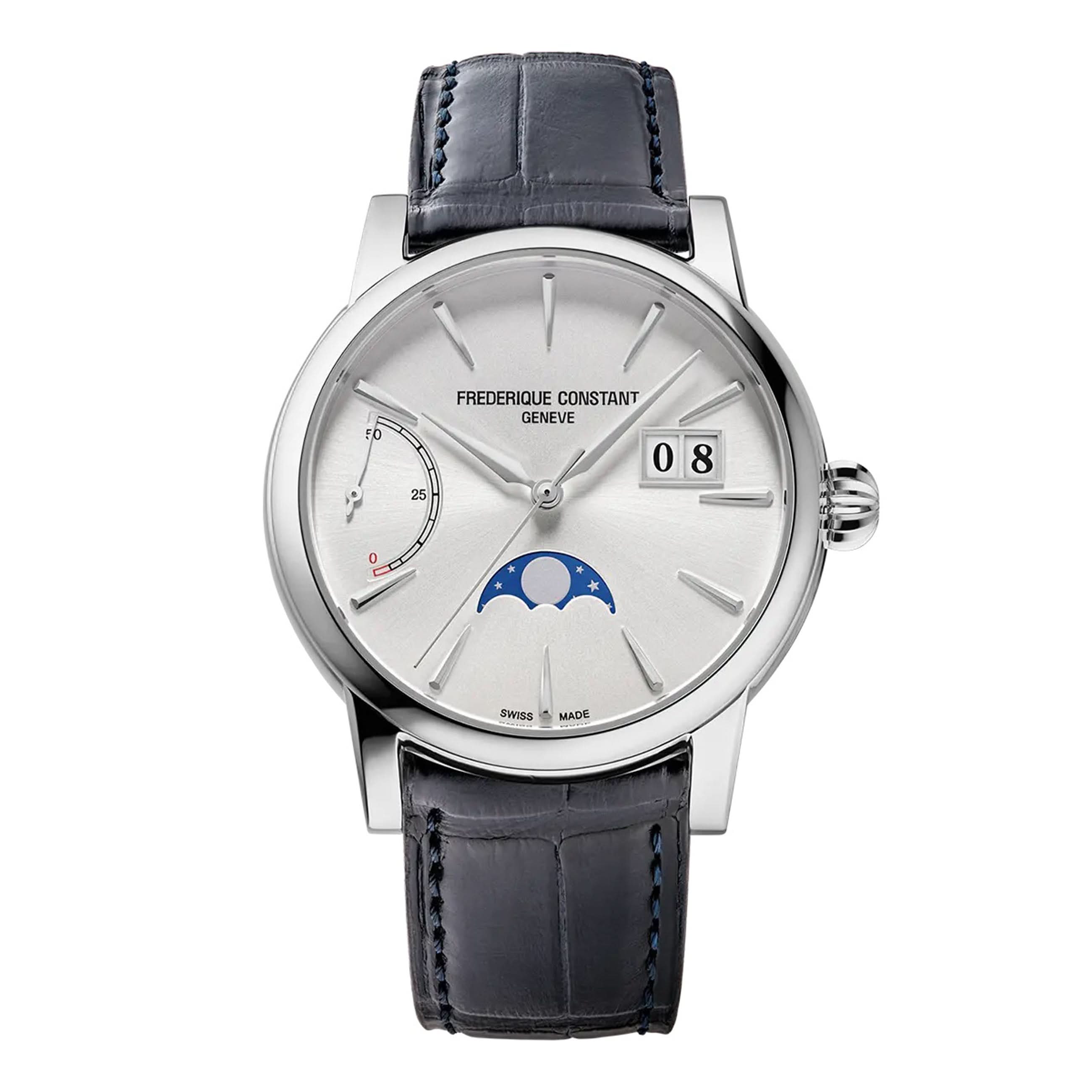 Frederique Constant Luxury Watch Frederique Constant Classic Power Reserve Big Date Manufacture Automatic Watch, FC-735S3H6