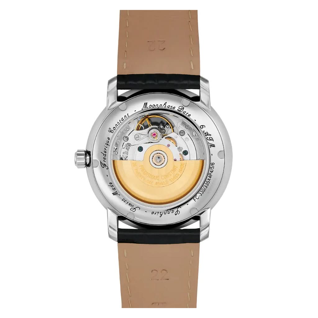 Frederique Constant Luxury Watch Frederique Constant Classics Heartbeat Moonphase Date Automatic Watch FC-335MC4P6