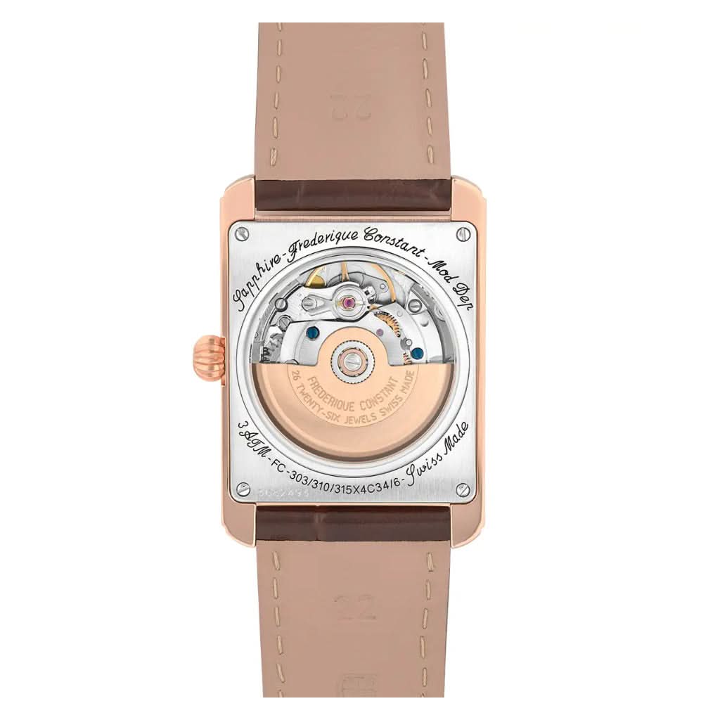 Frederique Constant Luxury Watch Frederique Constant Classics Rose Gold PVD Date Watch FC-303V4C4