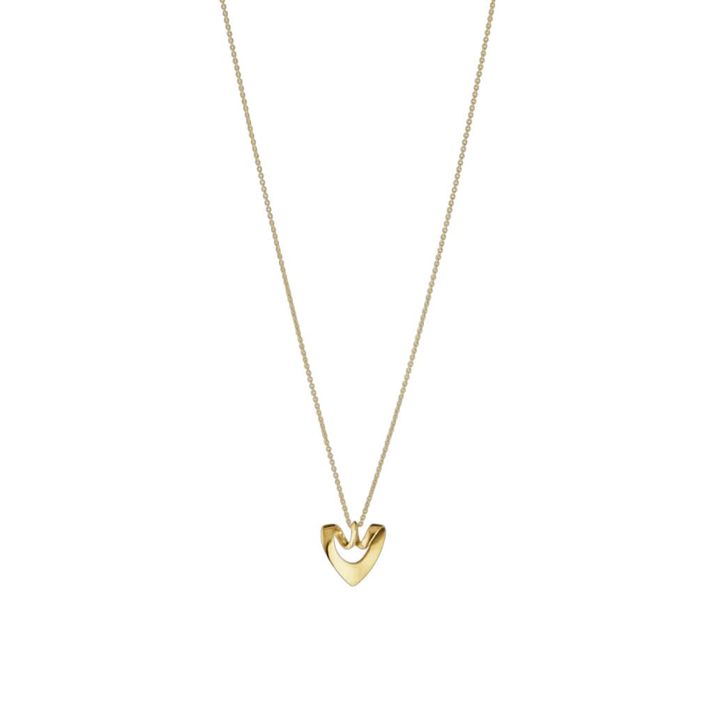 Georg Jensen Jewellery Georg Jensen 18ct Yellow Gold Heart Pendant (20001676)