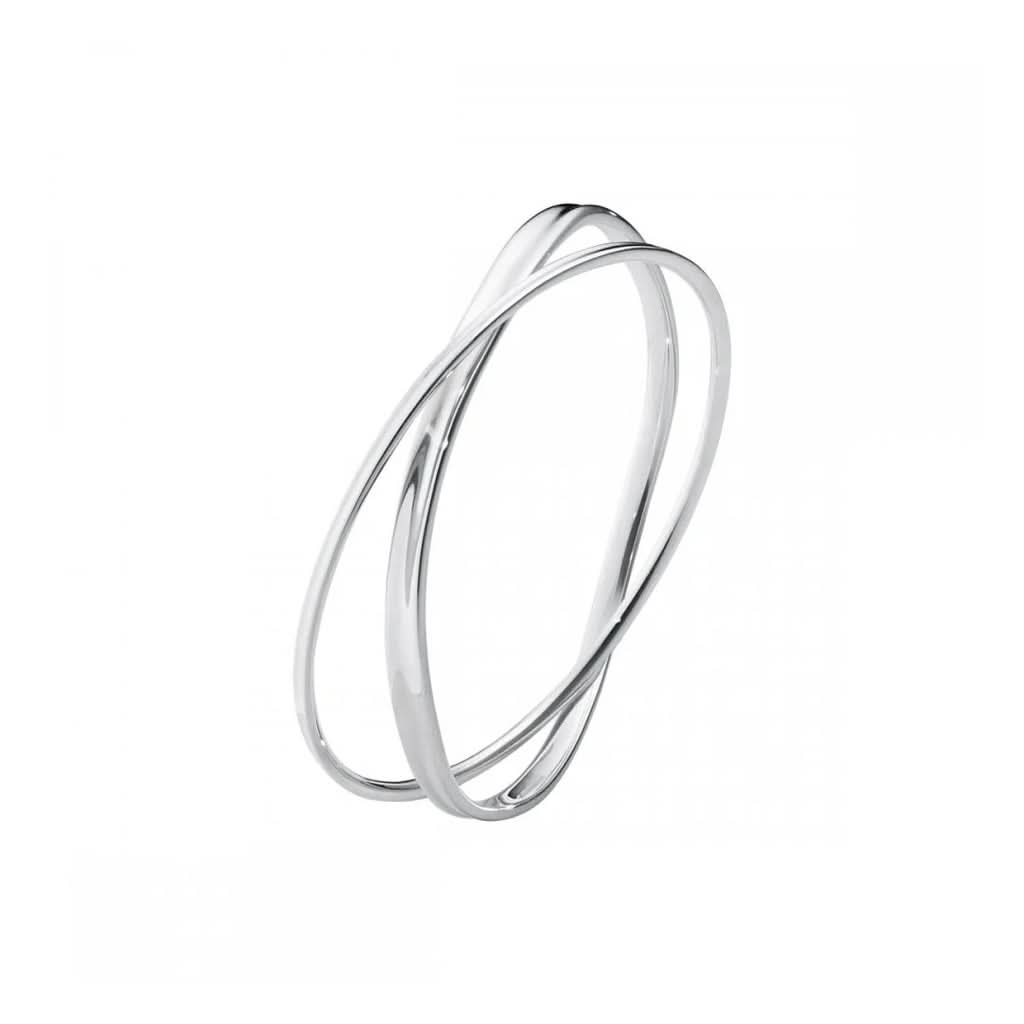 Georg Jensen Jewellery Georg Jensen Silver Marcia Double Bangle 3531311