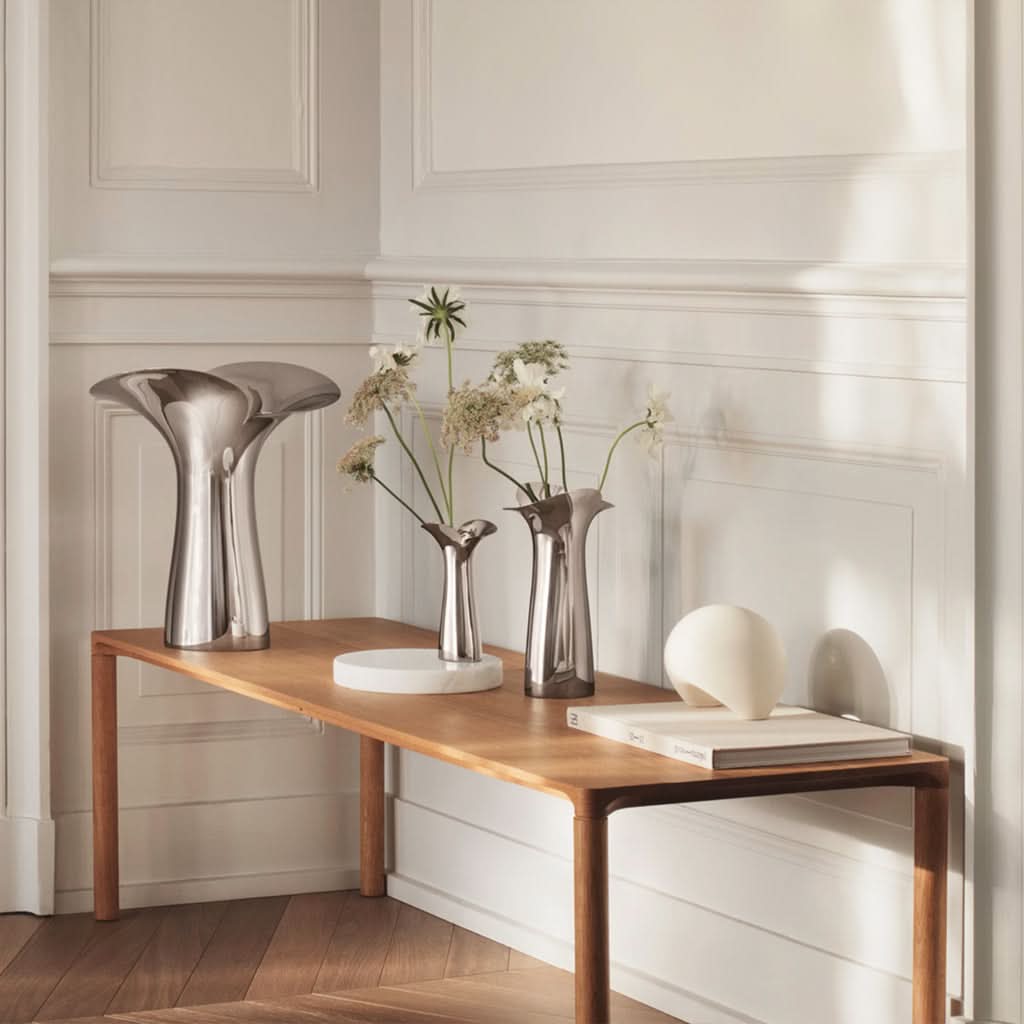 Georg Jensen Silverware Homewares Gifts Georg Jensen Bloom Botanica Vase