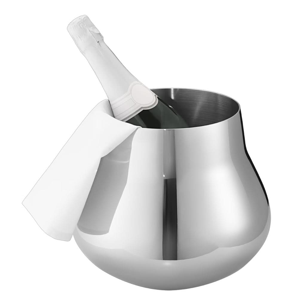 Georg Jensen Silverware Homewares Gifts Georg Jensen Stainless Steel Sky Champagne & Wine Cooler 10019302