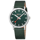 Mondaine Luxury Watches Mondaine Classic Forest Green Quartz Strap Watch A660.30360.60SBF