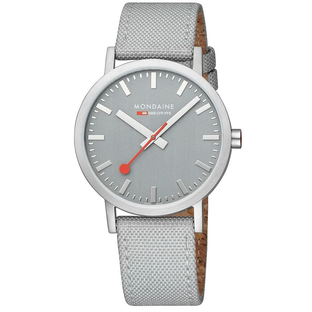 Mondaine Luxury Watches Mondaine Classic Good Grey Quartz Strap Watch A660.30360.80SBH