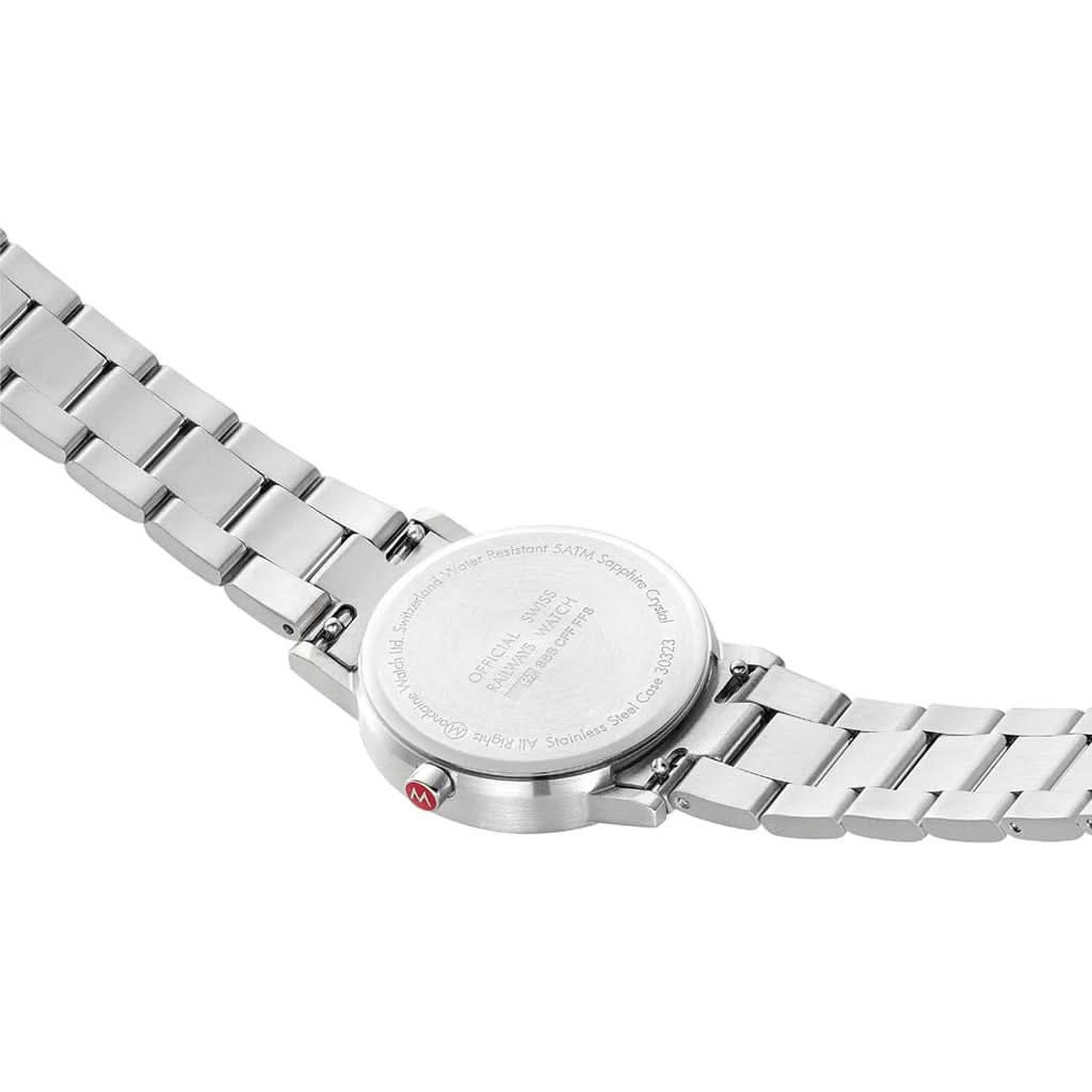 Mondaine Luxury Watches Mondaine Classic Stainless Steel Bracelet Watch With Grey Dial A658.30323.80SBJ