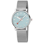Mondaine Luxury Watches Mondaine Evo2 Light Blue Dial Quartz Watch MSE.35140.SM