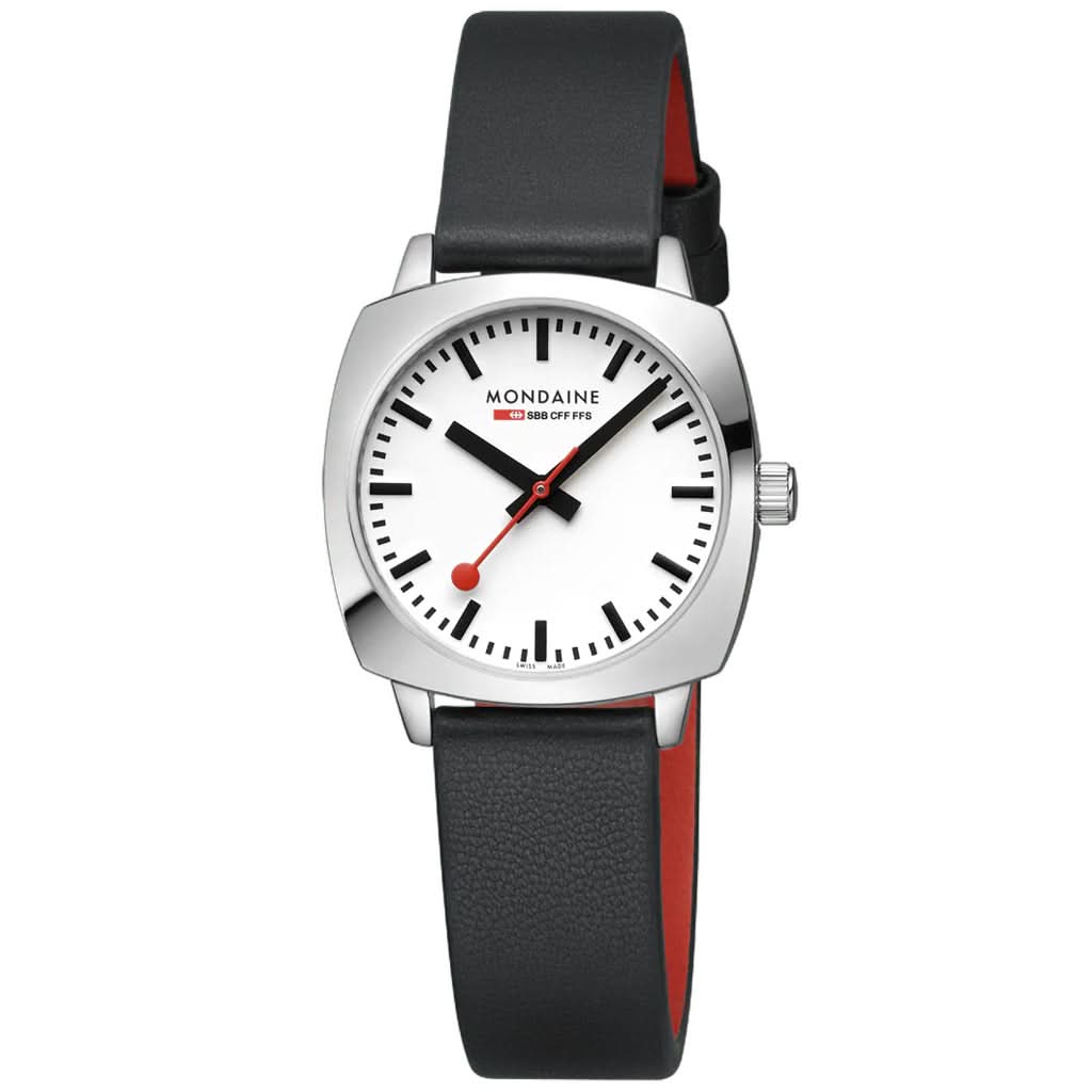 Mondaine Luxury Watches Mondaine Petite Cushion Quartz Watch MSL.31110.LBV