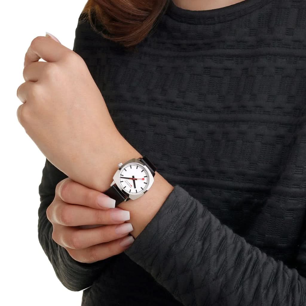 Mondaine Luxury Watches Mondaine Petite Cushion Quartz Watch MSL.31110.LBV