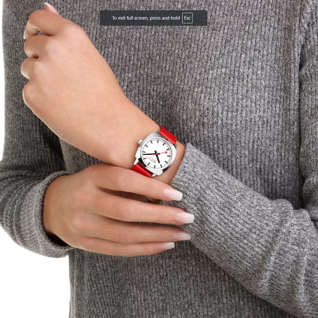 Mondaine Luxury Watches Mondaine Petite Cushion Quartz Watch MSL.31110.LCV