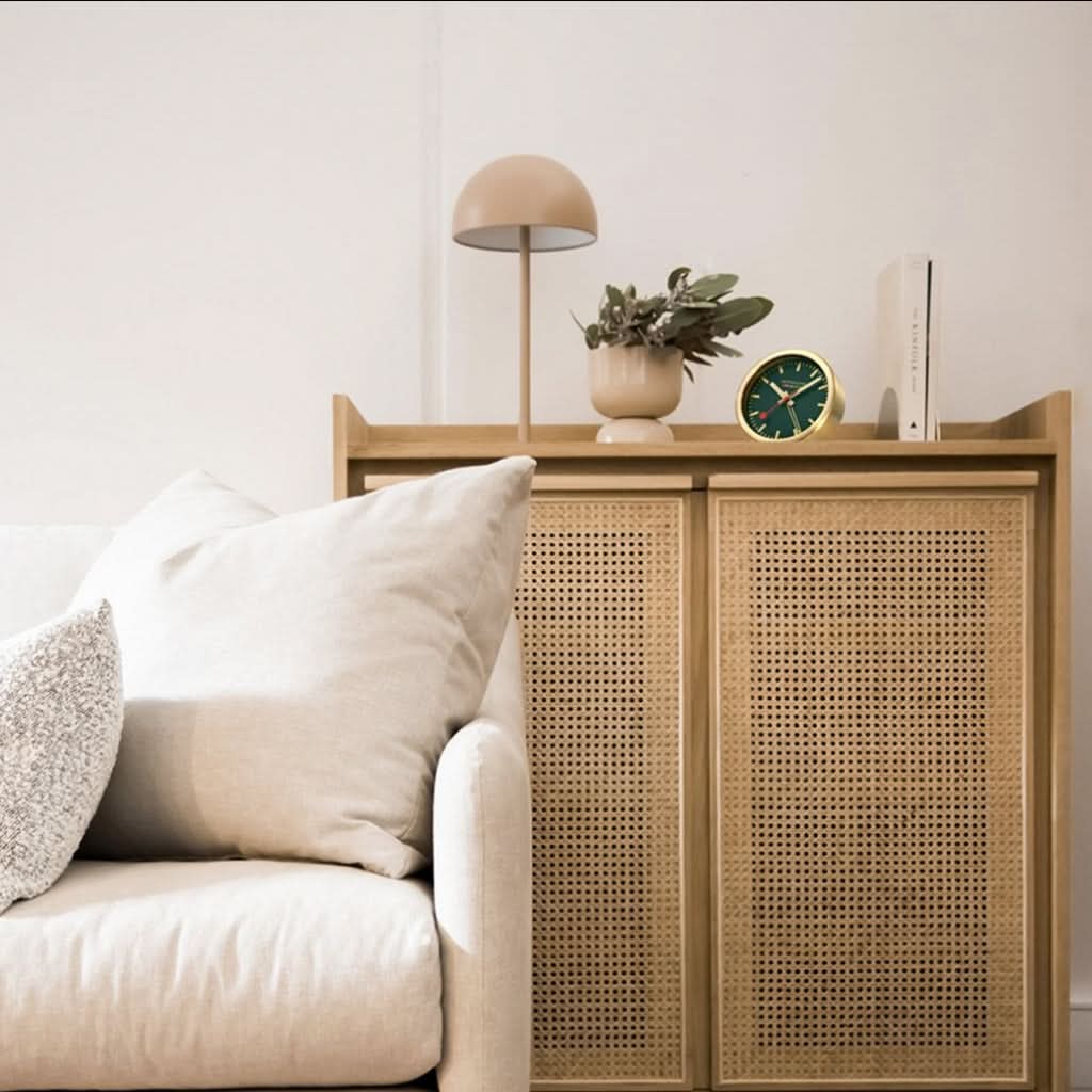 Mondaine Watch Accessory Mondaine Park Green Table and Alarm Clock 12.5cm A997.MCAL.66SBG