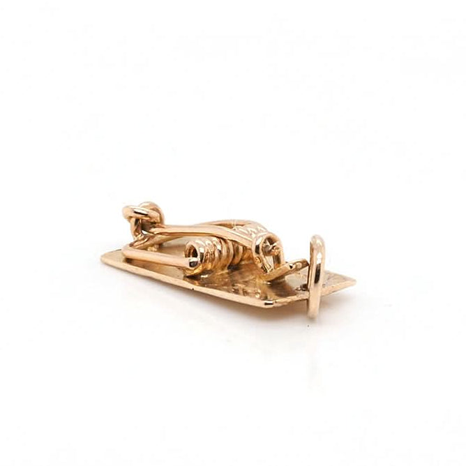 Ogden Of Harrogate Designer Jewellery 9ct Gold Mouse Trap Charm