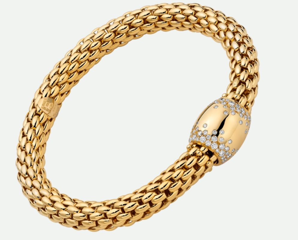 Ogden Of Harrogate Flex'it bracelet with diamond pavé
