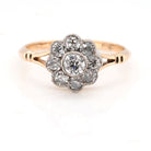 Ogden of Harrogate Jewellery 15ct Yellow Gold Diamond Cluster Ring