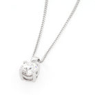 Ogden of Harrogate Jewellery 18ct White Gold Brilliant-Cut Diamond Pendant