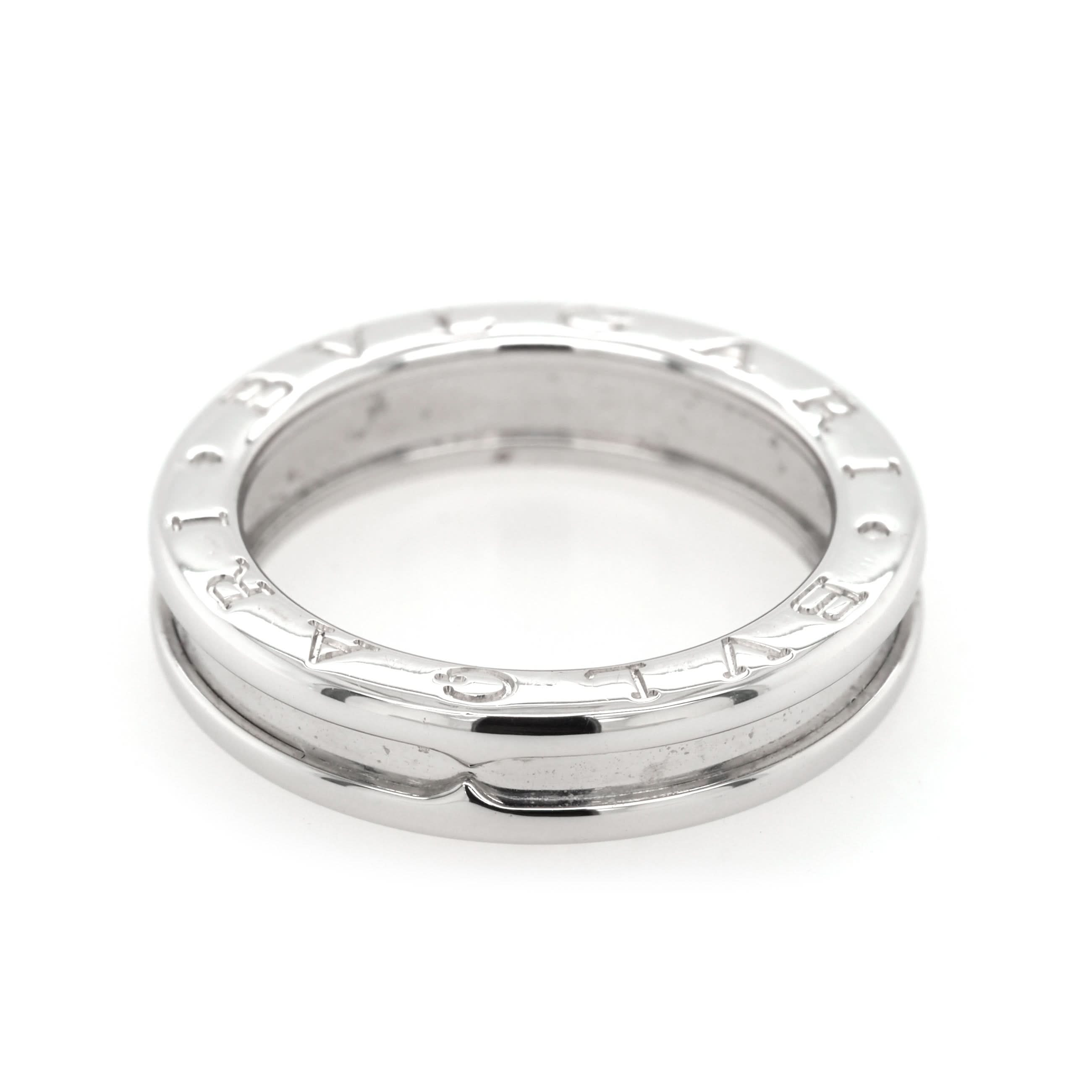 Ogden of Harrogate Jewellery 18ct White Gold Bulgari B.zero1 Ring