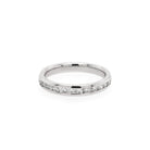 Ogden of Harrogate Jewellery 18ct White Gold Channel-Set Diamond Half Eternity Ring, 0.47ct