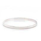 Ogden of Harrogate Jewellery 18ct White Gold D-Shape Slave Bangle