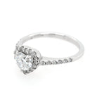 Ogden of Harrogate Jewellery 18ct White Gold Diamond Heart Halo Ring