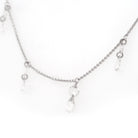 Ogden of Harrogate Jewellery 18ct White Gold Diamond-Set Fine Chain Necklace