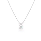 Ogden of Harrogate Jewellery 18ct White Gold Diamond Single Stone Pendant, 0.70ct
