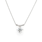 Ogden of Harrogate Jewellery 18ct White Gold Round Brilliant-Cut Diamond Pendant