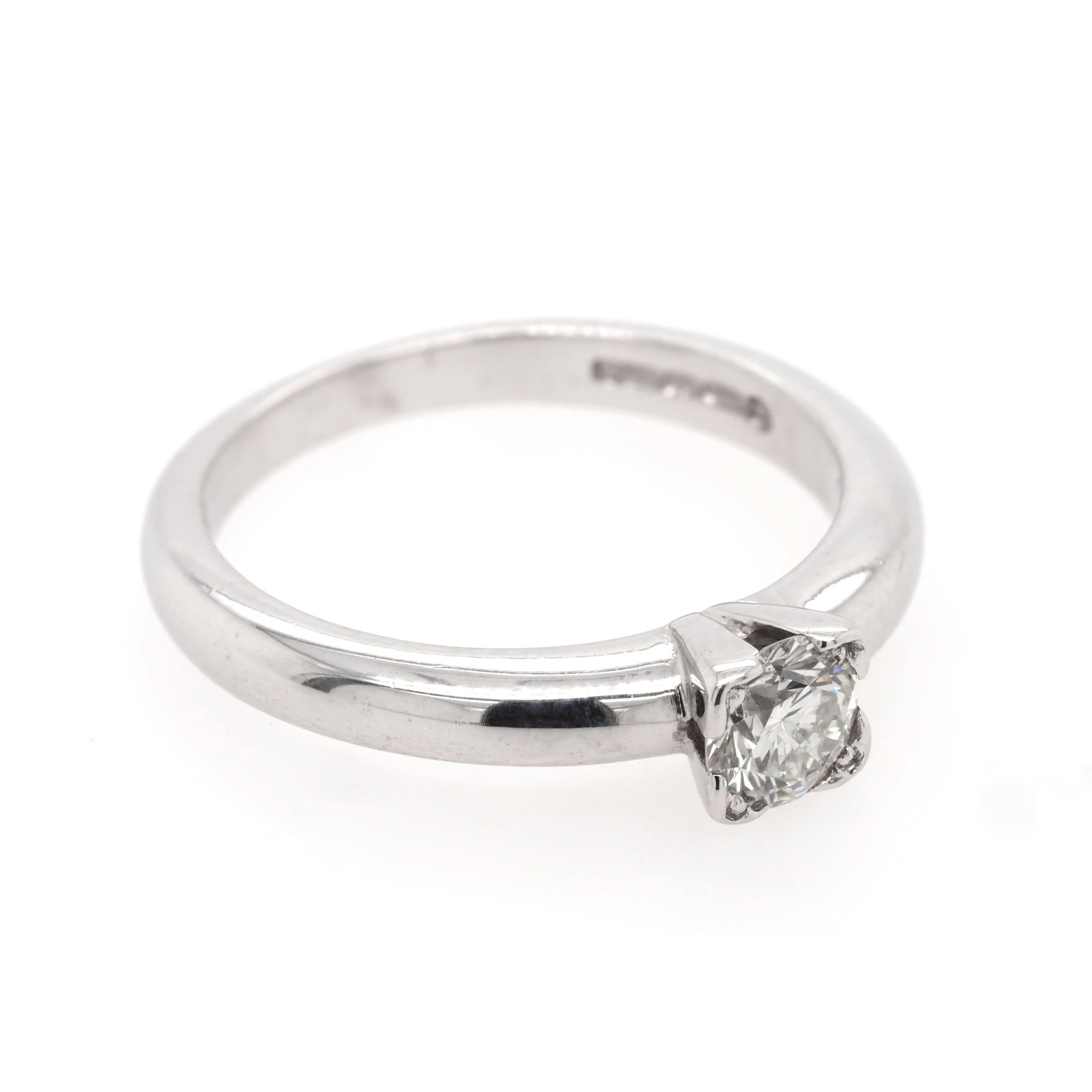 Ogden of Harrogate Jewellery 18ct White Gold Single-Stone Diamond Ring