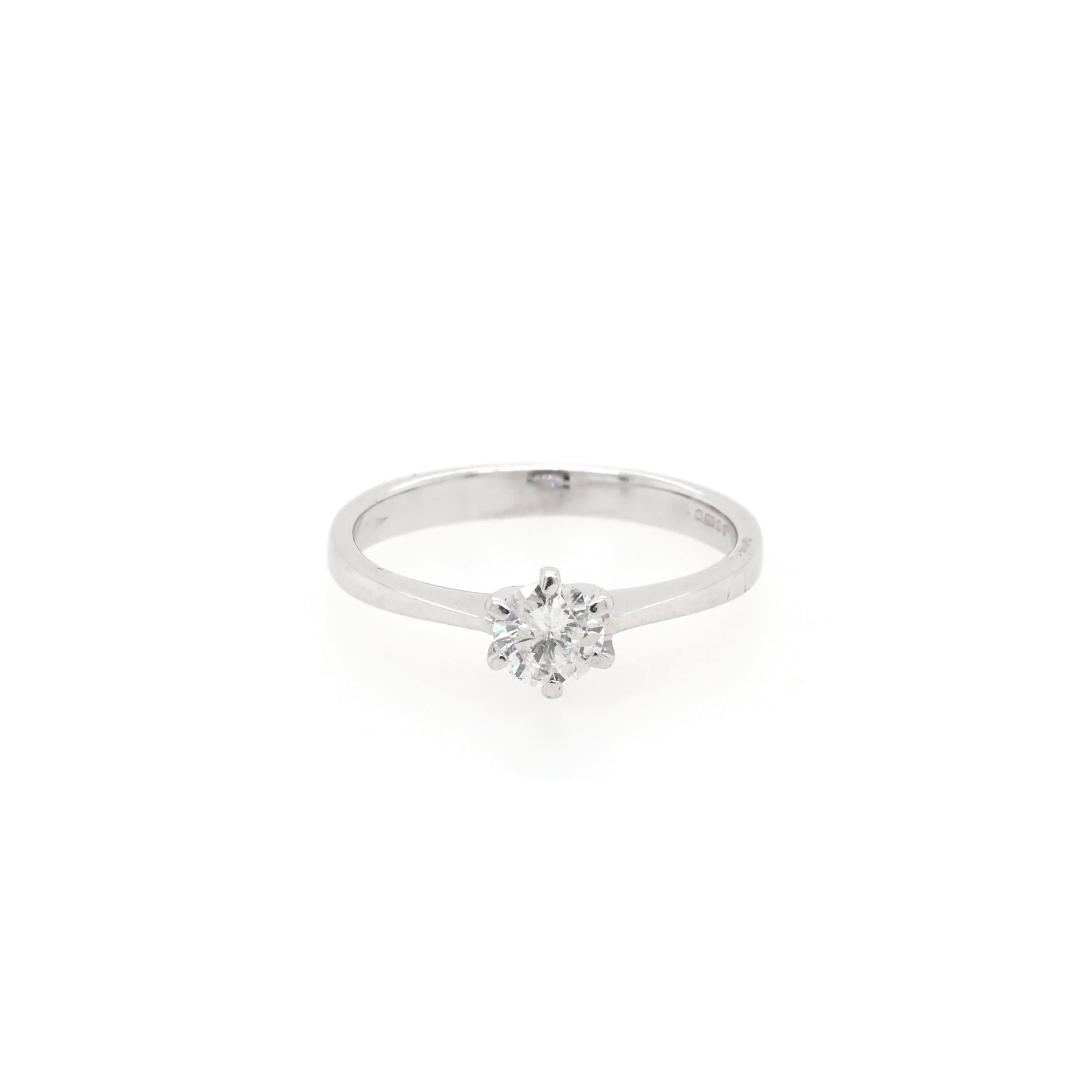 Ogden of Harrogate Jewellery 18ct White Gold Single-Stone Diamond Solitaire Ring