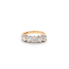 Ogden of Harrogate Jewellery 18ct Yellow and White Gold 5-Stone Ring