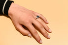 Ogden of Harrogate Jewellery 18ct Yellow Gold Sapphire and Diamond Three-Stone Ring