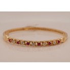 Ogden of Harrogate Jewellery 18k Ruby and Diamond Bracelet