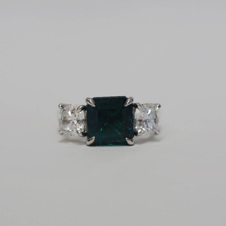 Ogden of Harrogate Jewellery 3.47ct Emerald and Diamond Ring in Platinum *POA*